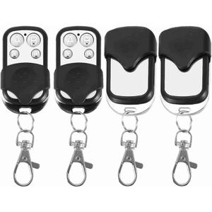 EVGATSAUTO Remote Control Key Fob, 4pcs Universal Cloning Remote Control Garage Door Opener Key Fob for Car Garage Door Gate 433mhz