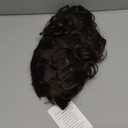 Mens Curly Wigs Dack Brown Short Wig, Synthetic Heat Resistant Costume Wig Mens Daily Cosplay Party Halloween