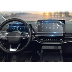 CDEFG (4Pcs for 2024 2025 Acura ZDX Screen Protector,11.3 Inch Touchscreen & 11 Inch Digital Gauge Accessories Nano Film