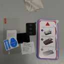 SPIDERCASE Designed for Samsung Galaxy S23 Case, [10 FT Military Grade Drop Protection], 2 Pack [Tempered Glass Screen Protector+Camera Lens Protector] Heavy Duty Shockproof Case, Light Purple