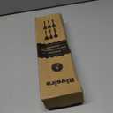 Riveira's 6-Piece Kitchen Essentials - Wooden Spoons for Cooking and Comprehensive Cooking Utensils Set (Light Teak)