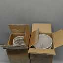 12 PCS Fabric Lamp Shade, Clip-on Fabric Lamp Shade, Traditional Chandelier Candle Bulb Lampshade, Linen Fabric Elegant Lampshade, 3.5" Top x 5.1" Slant Height x 5.5" Bottom