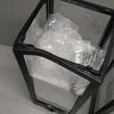 2 Pack Large Porch Lights with GFCI Outlet, Dusk to Dawn Motion Sensor Outdoor Lights, 2 Lighting Modes Waterproof Anti-Rust Wall Sconce Lantern, Outside Light for House, 14.62 Inch (Black)