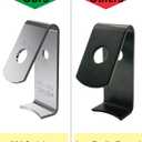 NACETURE 12 Pack Stainless Steel Plant Hangers Flower Pot Clips - Outdoor Wall Hook Metal Plant Stand Holds 5" to 8" Standard Flower Pot