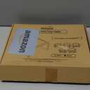 HOLANA Acacia Wood Sofa Armrest Tray - 13.75 x 9.5in Double Hinge Sofa Arm Tray Table Clip - Couch Arm Table - Wooden Side Tables for Eating and Drink (Acacia, 13.75" D x 9.5" W x 2" H)