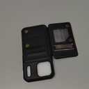 Vinich for iPhone 17 Pro Max Wallet Case with Card Holder, RFID Blocking Credit Slots Kickstand Shockproof Phone Cover Fit for iPhone 17 Pro Max 6.9" Black