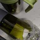 2PCS Olive Oil Dispenser and Oil Sprayer  16oz/470ml Glass Light-Proof Oil Pourer for Kitchen, Air Fryer, Cooking, Salad, and BBQ (Grey&Green)