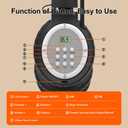 AM FM Radio Headphones, Personal Portable Radio Headset am/fm Digital with Best Reception for Jogging, Mowing, Cycling, Meeting, Powered by 2 AA Batteries (Not Included)