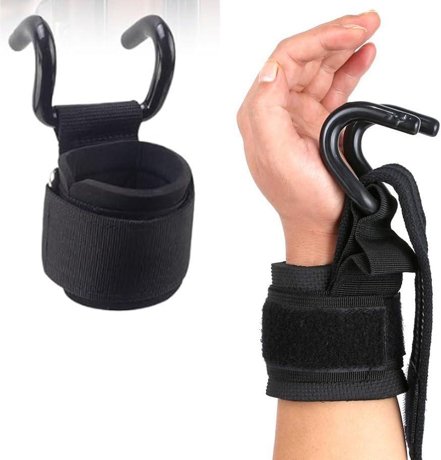 1 PCS Strength Training Wrist Hooks, 2025 New Heavy Duty Power Hook Weight Lifting Wrist Straps, Neoprene Padded Wrist Wraps Provides Support for Men & Women