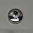 64-65mm/2.5Inches Oil Filter Wrench,14 Flutes Oil Filter Removal Tool for Wix 57356,15400-PLM-A02 for Honda Accord Acura Civic CRV,Nissan Sentra,Yamaha,Mazda,Motorcycle,Polaris,Indian Challenger(1PC)