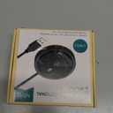 Upgraded USB Conference Microphone for Computer, 360 Omnidirectional Condenser Mic with Mute Key, Great for Video Conference, Gaming, Chatting, Skype, Plug & Play, Windows macOS, Ideal for Gift