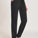 Weintee Women's 36" Inseam Tall Cotton Sweatpants Long Length (Black, S)