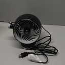 Vornado Pivot3 Compact Air Circulator Fan with Pivoting Axis, 3 Speed Settings, Removable Grill for Cleaning, Perfect for Home, Office, Dorm Use, Black