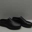 OrthoComfoot Men's Orthopedic Leather Dress Walking Shoes: Comfortable Plantar Fasciitis Oxfords with Arch Support, Business Diabetic Slip-On Loafers for Foot and Heel Pain Relief (12, W2-coffee)