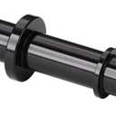 Podavelle 3/8 Hose Barb to 3/8 SAE Quick Connect Disconnect Male Fuel Fitting Adapter Aluminum Black