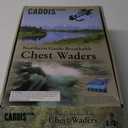 Caddis Men's Grey and Brown Northern Guide Breathable Stocking Foot Wader, Medium Short Stout