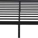 EMODA 14 Inch California King Bed Frames Heavy Duty Metal Cal King Platform with Steel Slats Support, No Box Spring Needed, Noise Free, Black