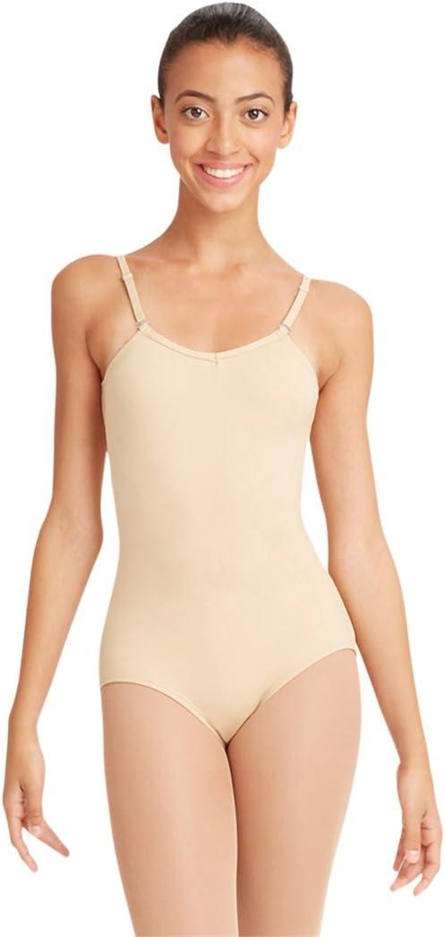 Capezio Women's Camisole Leotard With Adjustable Straps,Nude,Small