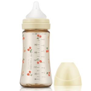 Grosmimi PPSU Baby Bottle, BPA Free (10oz Cherry_Pure Gold) Grosmimi PPSU Baby Bottle, BPA Free (10oz Cherry_Pure Gold)