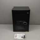 3.3 Cuft Safes for Home Use Fire and Water Proof, Anti-Theft Digital Security Safe Box With Programmable Keypad & Spare Keys, Home Safes Water and Fireproof for Documents Money Valuables