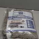 H.VERSAILTEX Sectional Couch Covers 3 Pieces Sofa Seat Cushion Covers L Shape Separate Cushion Couch Chaise Cover for Both Left/Right Sectional Couch (Seat Only: 1 Chaise + 2 Sofa, Taupe)