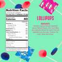 2 x Smart Sweets, Blue Raspberry Watermelon Lollipops Multipack, 3 Ounce