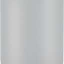 EKO Mini Desk Trash Can with Swing-Top Lid 0.4 Gallon Small Table Round Wastebasket for Office, Home, Car (Grey)