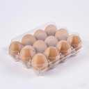 120pc 3*4 Clear Plastic Cheap Bulk Egg Cartons,12 Large Egg Carton | Cheapest 12 count Large Plastic Egg Cartons，Can Hold 2.5 oz of Eggs,Suitable For Farmers' Markets, Supermarkets, Kitchens.