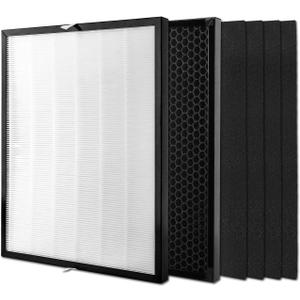 Air Purifier Filter Set for, Air Purifier Filter Replacement with 1 Ultra, 1 Activated Carbon and 4 Pre- for 3000 Accessories