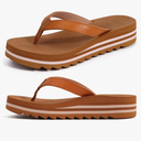 KuaiLu Women’s Flip Flops Ladies Yoga Mat Platform Thong Sandals Dressy Womans Lightweight Summer Slip On Beach Flip Flop Sandles, Soft Cushion Footbed, Arch Support Size 10