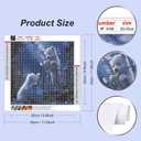 hill froeistung Dog Diamond Painting Kits for Adults,Vase Diamond Art for Beginners, 5D DIY Full Drill Round Gem Art Craft Home Wall Decor Gift 12x12 inch,Animal (HF-A188)