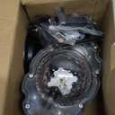 Borelor Snowfall LED Lights IP65 Waterproof Mini Christmas Snowflake Projector Lamp Indoor Outdoor New Year Decoration Light with RF Remote & Timer(High Brightness)