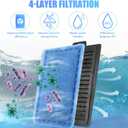 BOXOB 10pcs Rite-Size E Filter Cartridges Replacement for Marineland Emperor PRO 450 280 400, Aquarium Filter Accessories for Fish Tank Multi-Stage Filtration