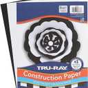 Tru-Ray 9-inch x 12-inch Construction Paper, Black/White, 144 Sheets/Pack (P6676)
