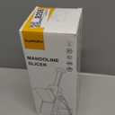 SupMaKin Upgrade Safe Mandoline Slicer, Vegetable Chopper, Potato Slicer 4 Modes Adjustable Thickness Food Cutter, Kitchen Chopping Artifact (6 in 1 Green)