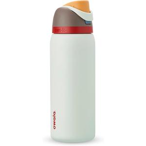 Owala FreeSip Insulated Stainless Steel Water Bottle with Straw for Sports, Travel, and School BPA-Free Sports Water Bottle, 32 oz, Boneyard