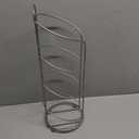 Mainstays 23-inch Freestanding Satin Nickel Toilet Paper Holder