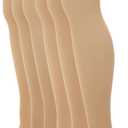No nonsense Women's Sheer To Waist Pantyhose: Flawless Elegance and Comfort (B, Nude - 6 Pair Pack)