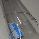 Deep Dream 1.5mm Thick 47 Inches Clear Round Table Protector, Round Table Cover, Tablecloth Protector, Table Protector for Dining Room Table & Office