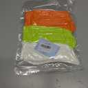 Women's Neon Scrunch Crew Socks 80s 90s Retro 3-Pack Cotton Stacked Boot Calf Cozy Ribbed Slouchy Socks Size 5-10 (1-white/Neon Green/Neon Orange)