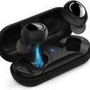 True Wireless Earbuds Bluetooth 5.0 Headphones,MEBUYZ Sports in-Ear TWS 3D Stereo Sound Earphones 6-8 Hours Non-Stop Playtime 24H Playtime with Charging Case Bulid-in Mic IPX5 Waterproof Earbuds