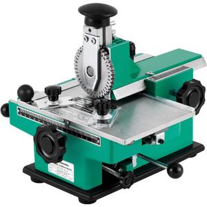 MXBAOHENG Metal Nameplate Stamping Machine Semi-Automatic Embosser Dog Tag Printer Label Marking Machine for Metal Plate/PVC Card (4mm Character Wheel)