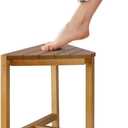 Shower Foot Rest 12 inch, Small Shower Stool for Shaving Legs, Corner Bathroom Bench, Bath Seat Spa Foot Rest Suitable for Small Shower Spaces