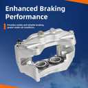 Front Brake Caliper Pair w/Bracket for 1996-2002 Toyota 4Runner 2004 Tacoma with 16" Wheels 19-1830 19-1831