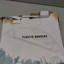 Plastic Hangers - Black Clothes Hanger No Shoulder Bumps & 360Swivel Hook, Thin, Space Saving for Closet, Non Slip, Fit for Suits Pants Heavy Duty Adult Coat - 30 Pack