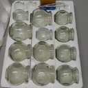 Cupping Therapy Sets,14 Cups Thick Chinese Acupoint Glass Cupping Therapy Set for Professionals,for Massage Back and Relieve Fatigue