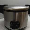 Aroma Housewares 60-Cup (Cooked) (30-Cup UNCOOKED) Commercial Rice Cooker, Stainless Steel Exterior (ARC-1130S), Silver