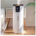 Humidifier Large Room 16L/4.2Gal - Lacidoll Whole house Humidifier for Home 1500 sq.ft. Ultrasonic Cool Mist Humidifiers for Bedroom with Extension Tube & Aroma Box & Night light, White