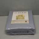 SureFit Heavyweight Cotton Duck T-Cushion Chair Slipcovers, Heavyweight Cotton Chair Cover, One Piece Design, Armchair Cover with Seat Elastic and Adjustable Corner Ties, Pacific Blue