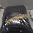 TACVASEN Coat for Men Winter Jacket with Hood Water Repellent Windbreaker Warm Fleece Hiking Jacket Black